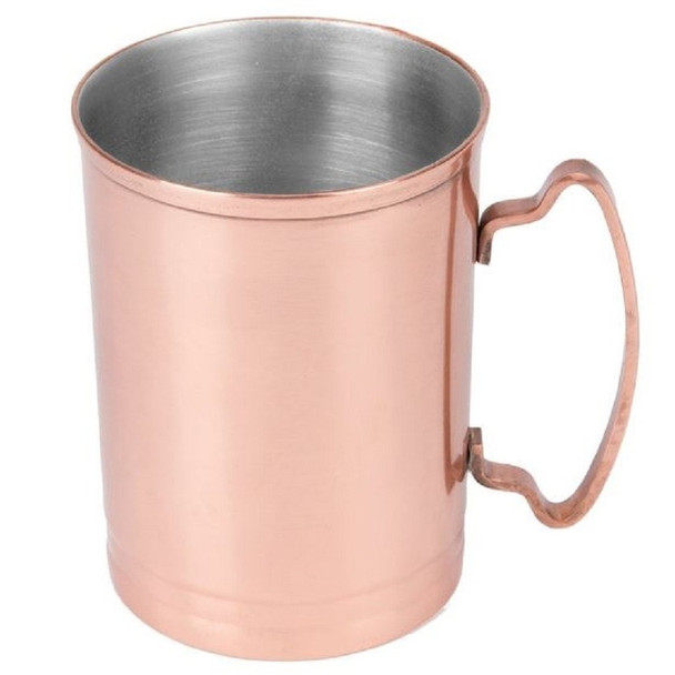 Tasse à Moscow Mule de 14 oz aux côtés droits en cuivre - 12 par boite