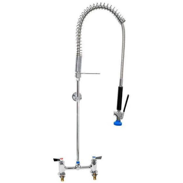 Pre-rince pivotant de table à 8" de centre avec cartouches en céramique