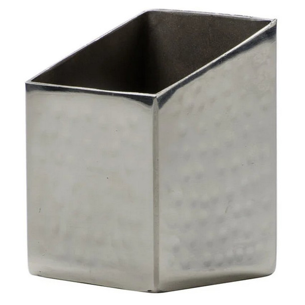 Porte-paquet de sucre, martelé, carré 2L x 2L x 2 3/4h po