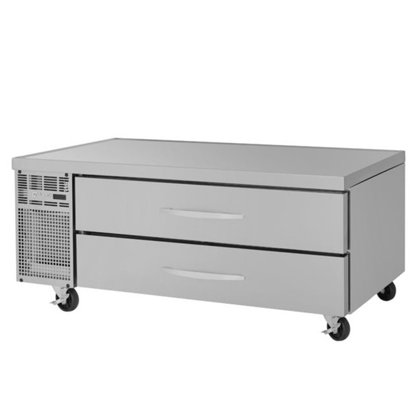Base d'équipement réfrigérée 1 section et 2 tirroirs 60 po