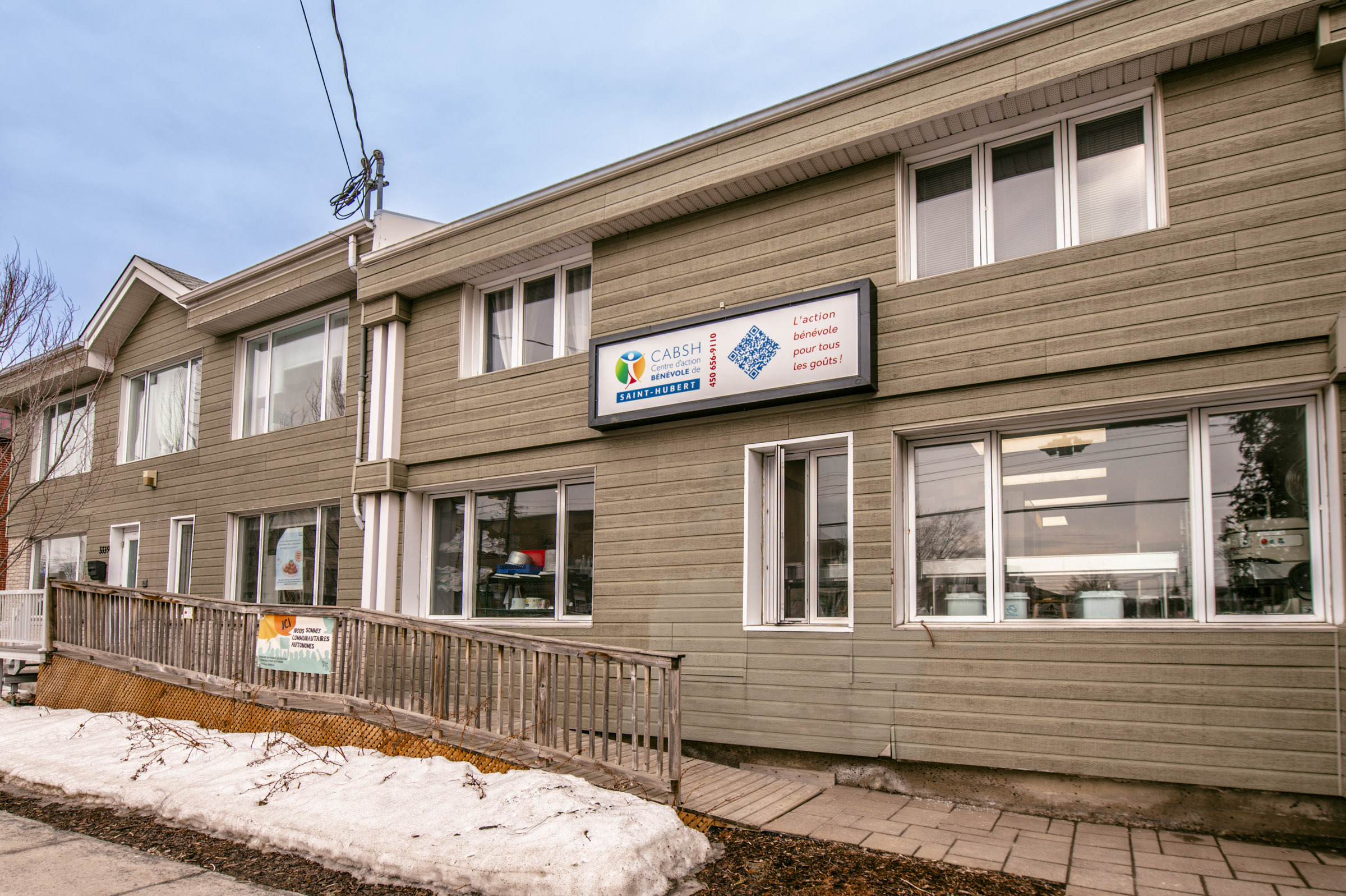 Réalisation - Centre d'Action Bénévole Saint-Hubert