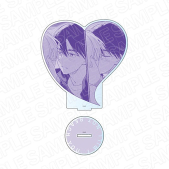 I Cannot Reach You Purple Heart Acrylic Stand