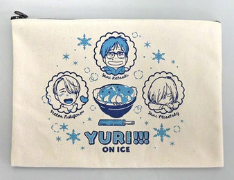 1000 BLueberries - Yuri!!! on Ice Canvas Zip Pouch