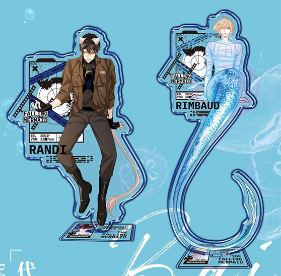 The Falling Merman 2pc Acrylic Stand Set