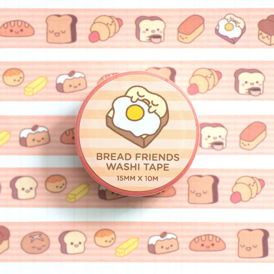 Bread Friends Washi Tape