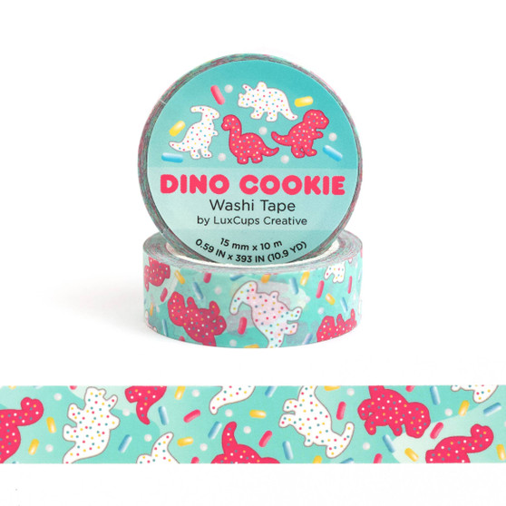 Dino Cookie Washi Tape