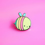 Rainbow Bee Enamel Pin