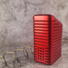 +12 9mm Basepad w/spring for Glock - Alum - Red