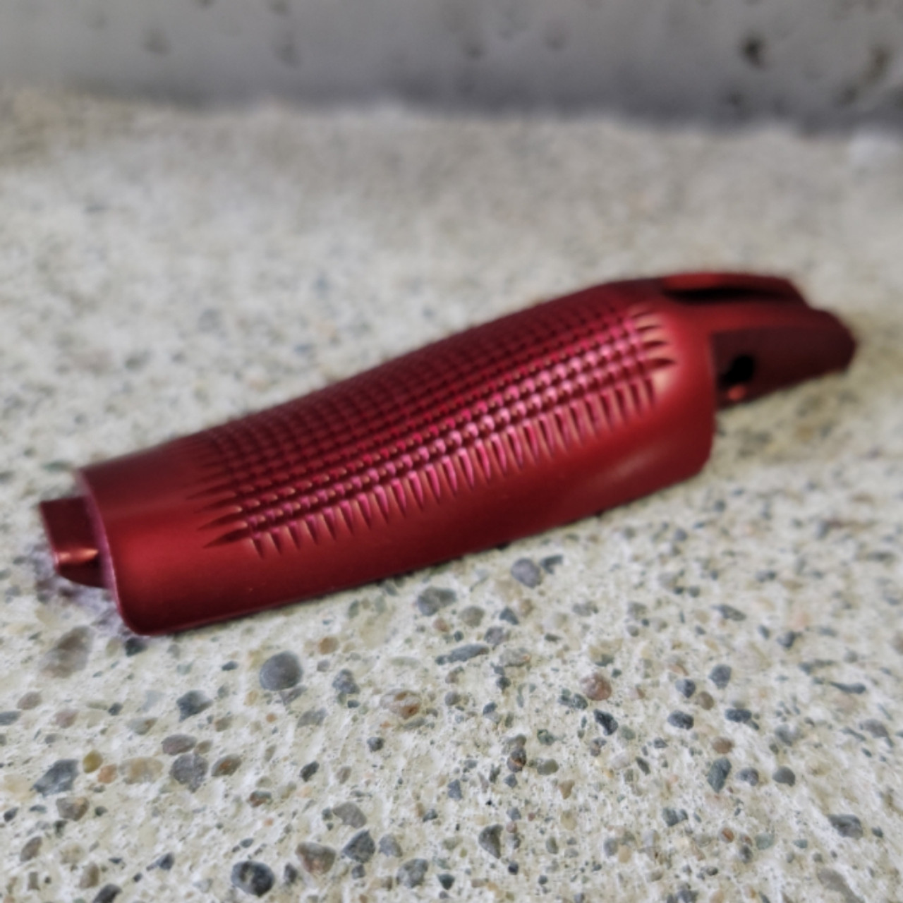 Walther PDP  Full-Size Backstrap - Alum - Red