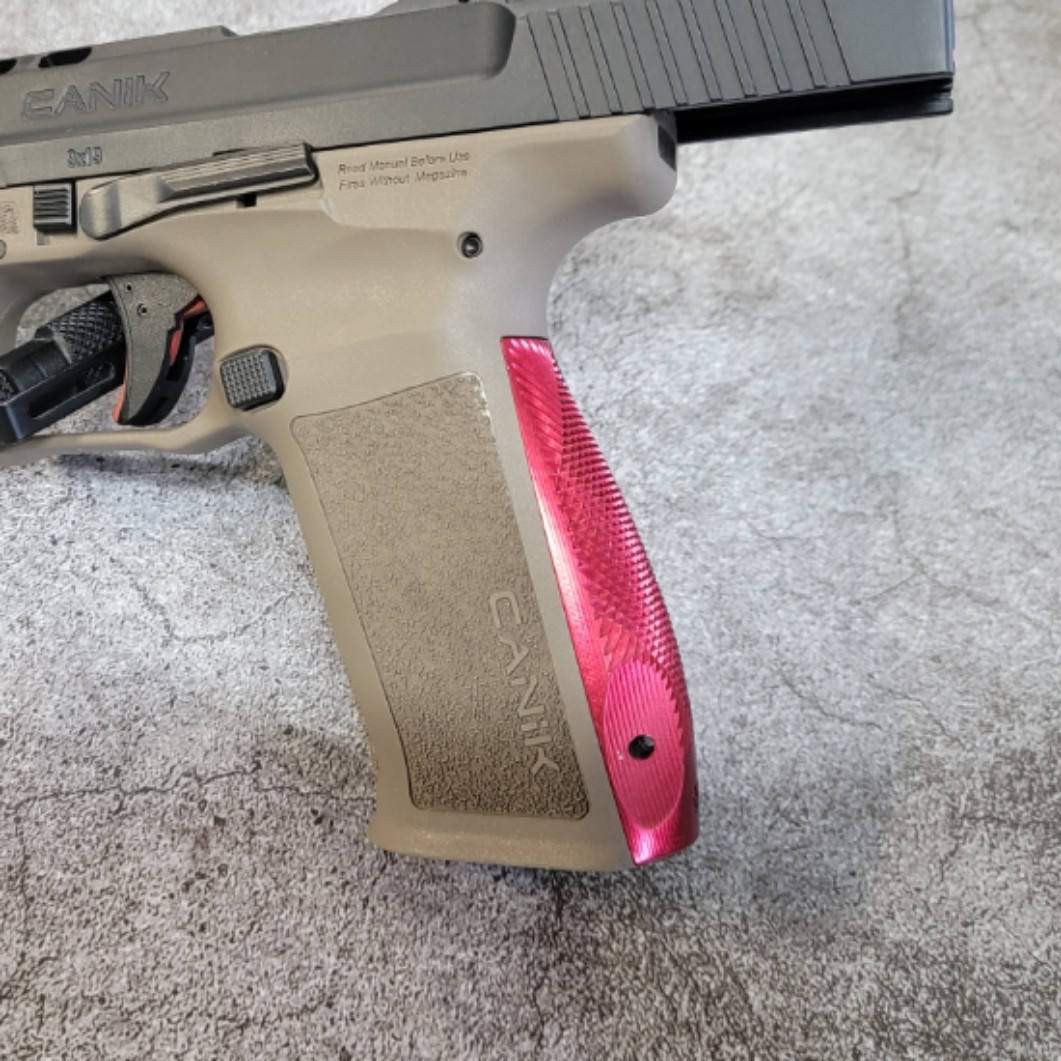ツンツンロウガン Canik Mete/Rival/TTI Backstrap - Alum - Red - Taylorfreelance