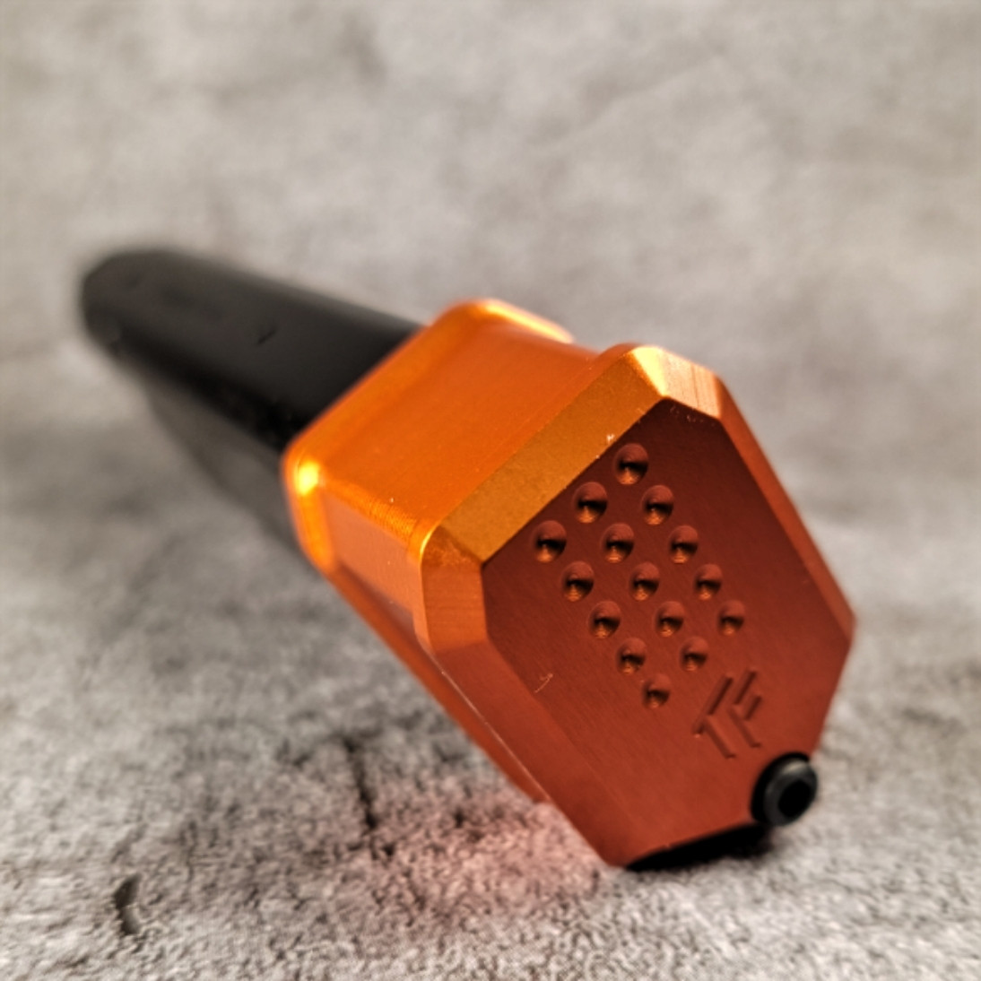 CZ-75 +5 Signature Basepad - Alum - Orange - Taylorfreelance