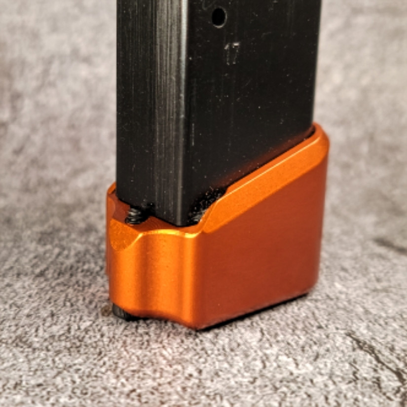 CZ-75 +5 Basepad - Alum - Orange - Taylorfreelance