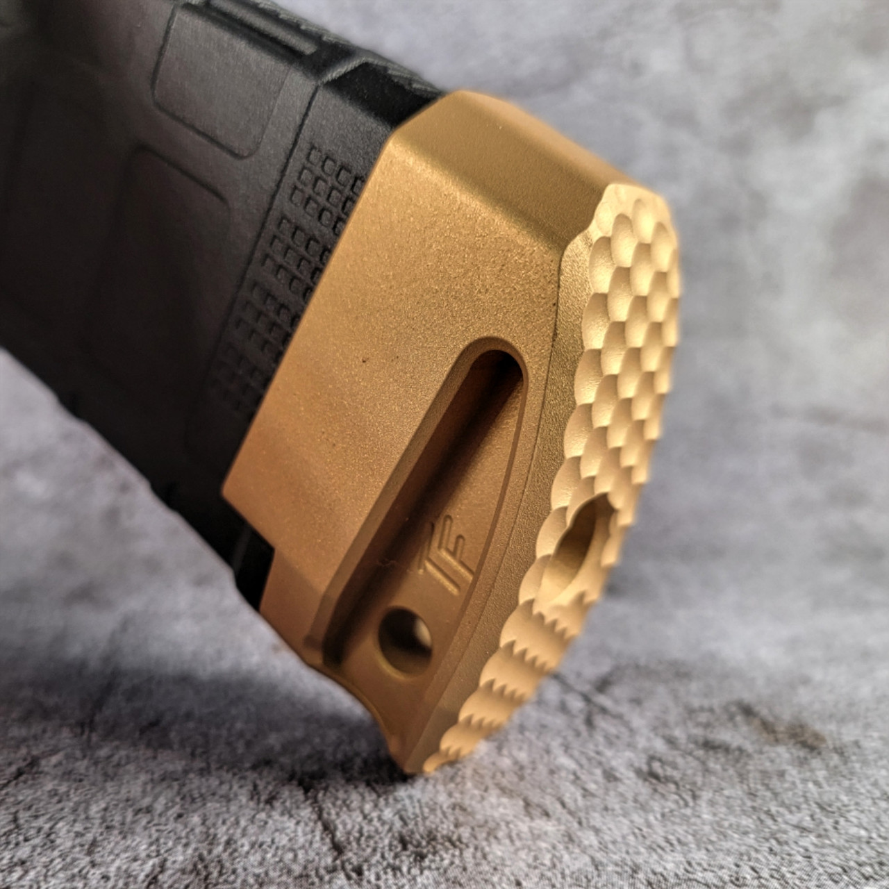 T-Mag AR-15 +3 Basepad - Alum - Gold - Taylorfreelance