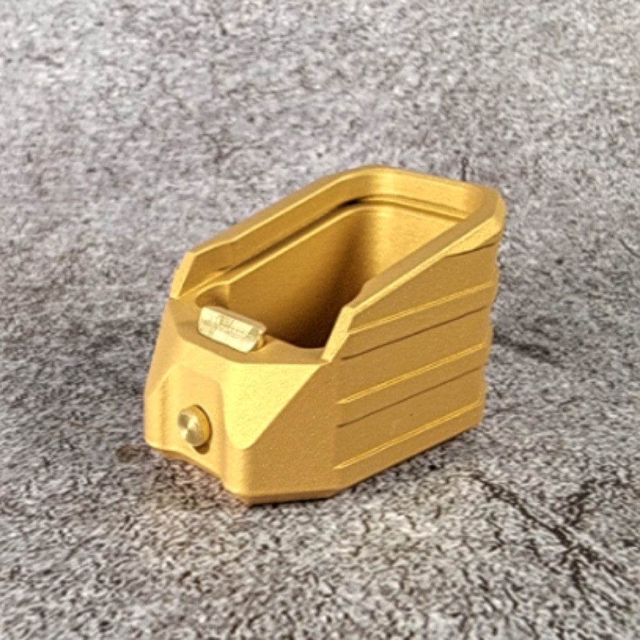 Sig P365 Xmacro +4 Basepad v2.0 - Alum - Gold - Taylorfreelance