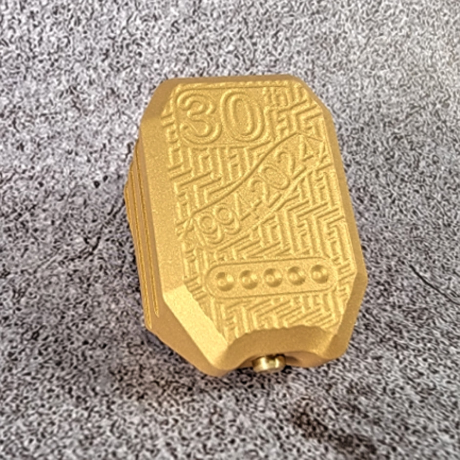 Sig P365 Xmacro +4 Basepad v2.0 - Alum - Gold - Taylorfreelance