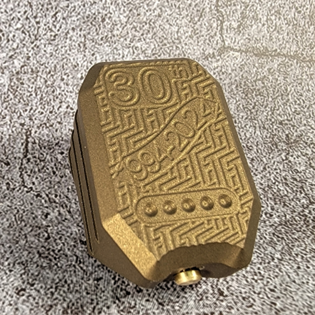 Sig P365 Xmacro +4 Basepad v2.0 - Brass - Burnt Bronze