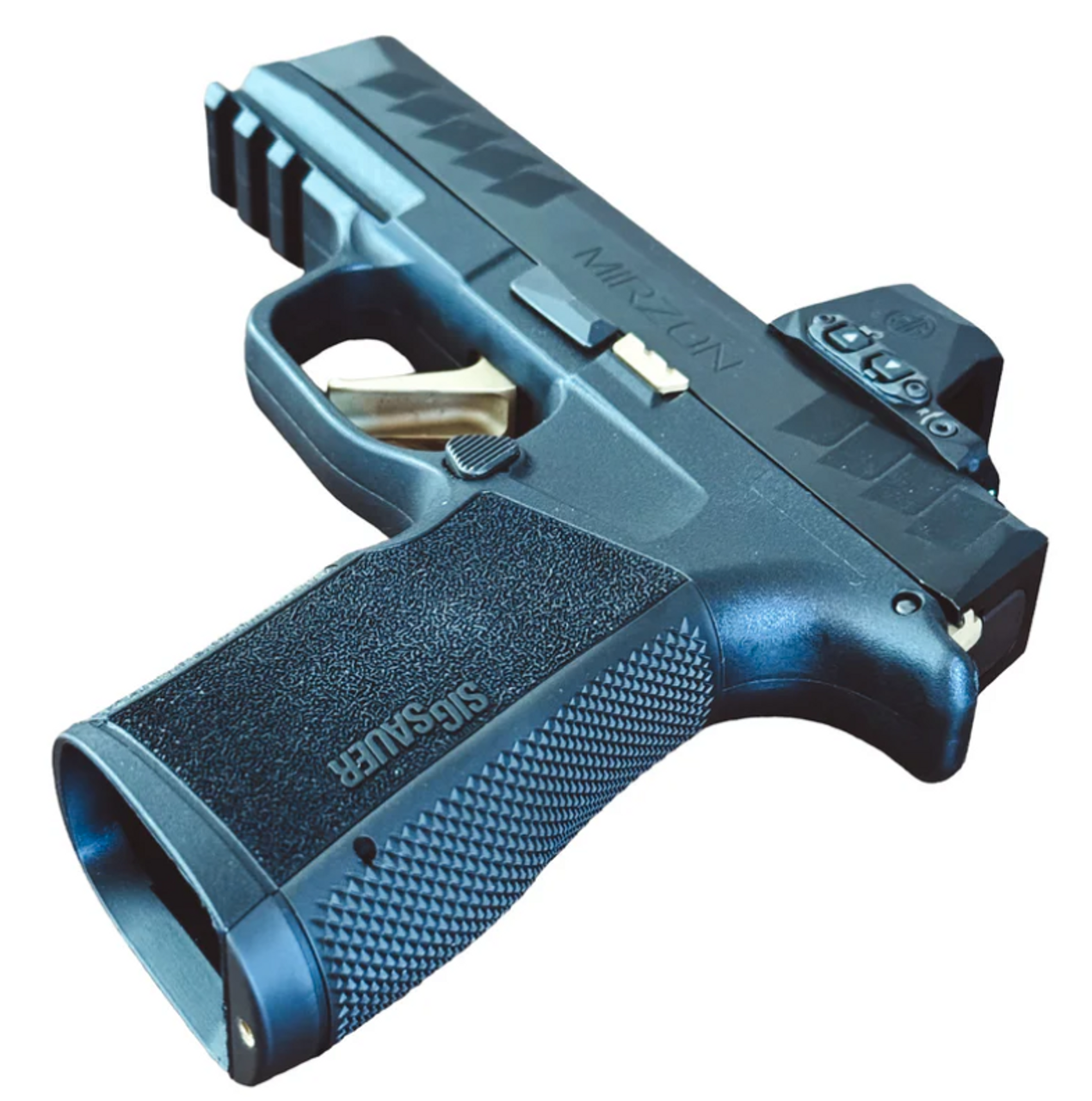 Mirzon S365 XMacro Backstrap - Brass - Black