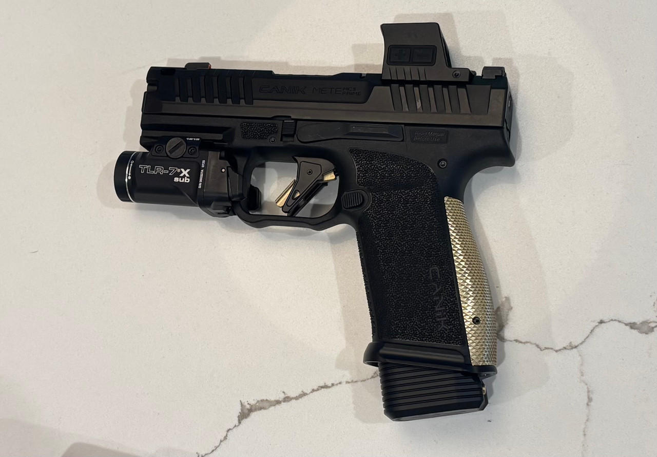 Canik MC9 L, LS & Prime Backstrap - Aluminum - Shiny