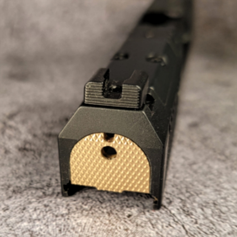 Canik Back Plate for MC9, L, LS, Prime - Brass - Shiny