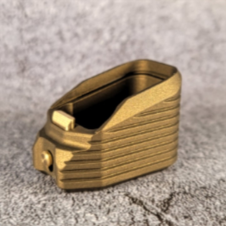 Canik MC9 L, LS, Prime Basepad v2 - Brass - Bronze