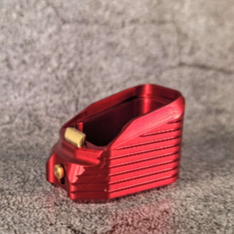 Canik MC9 L, LS, Prime Basepad v2 - Alum - Red - Taylorfreelance