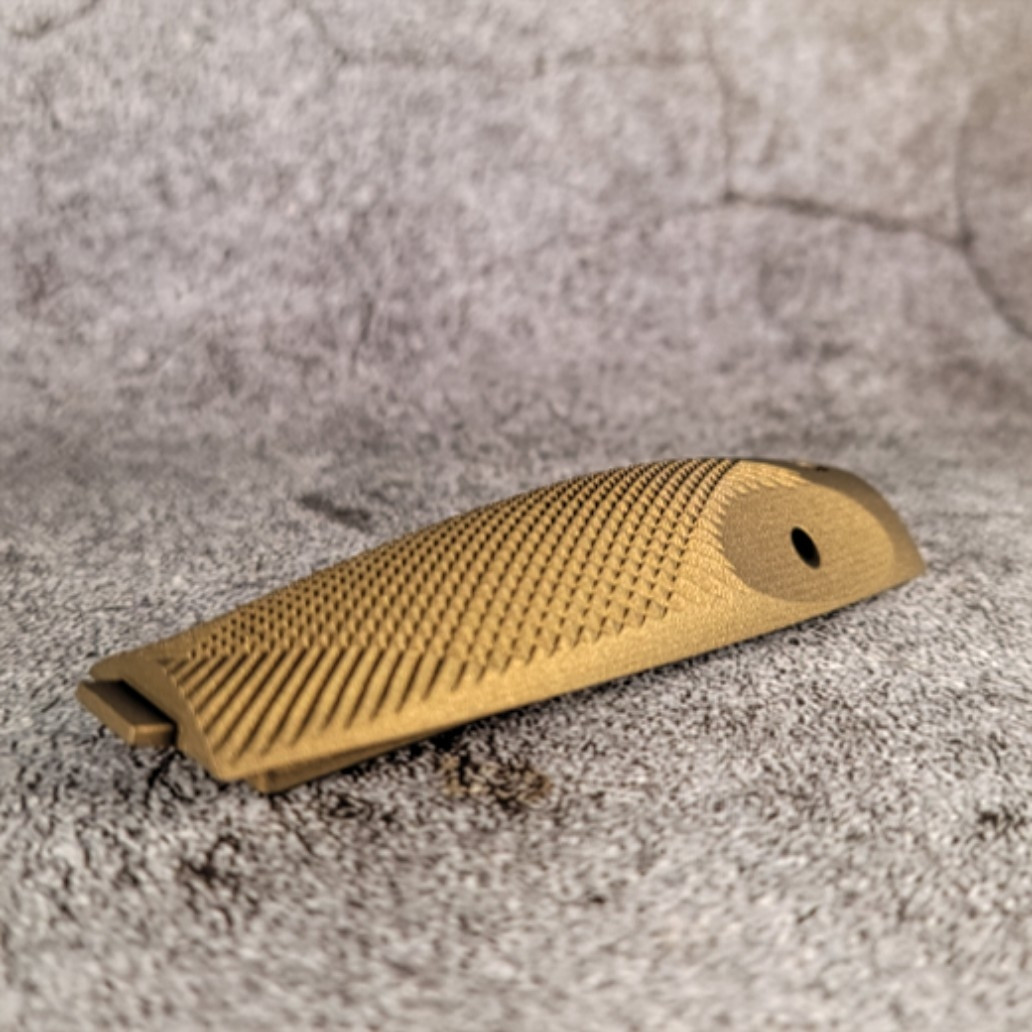 トイガン用ゴールドハンドガード Canik Mete Backstrap - Brass - Bronze - Taylorfreelance