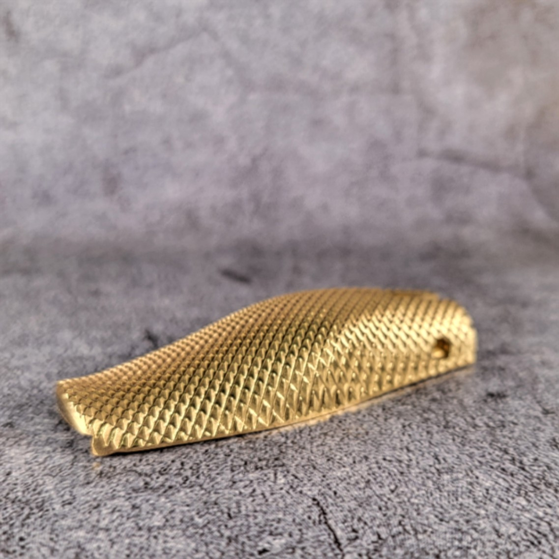 HK VP9 A1 K Death Grip Backstrap - Brass - Shiny