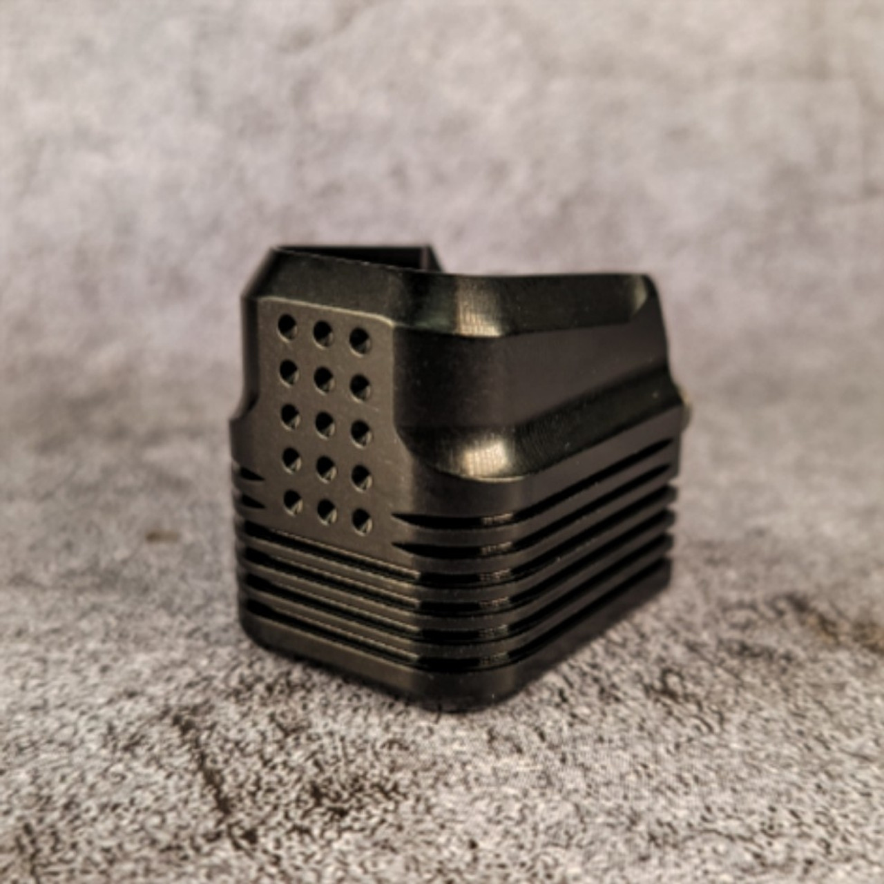 Walther PPQ /PDP Compact +6 Basepad w/spring - Alum - Black Walther PPQ /PDP Compact +6 Basepad w/spring - Alum - Black