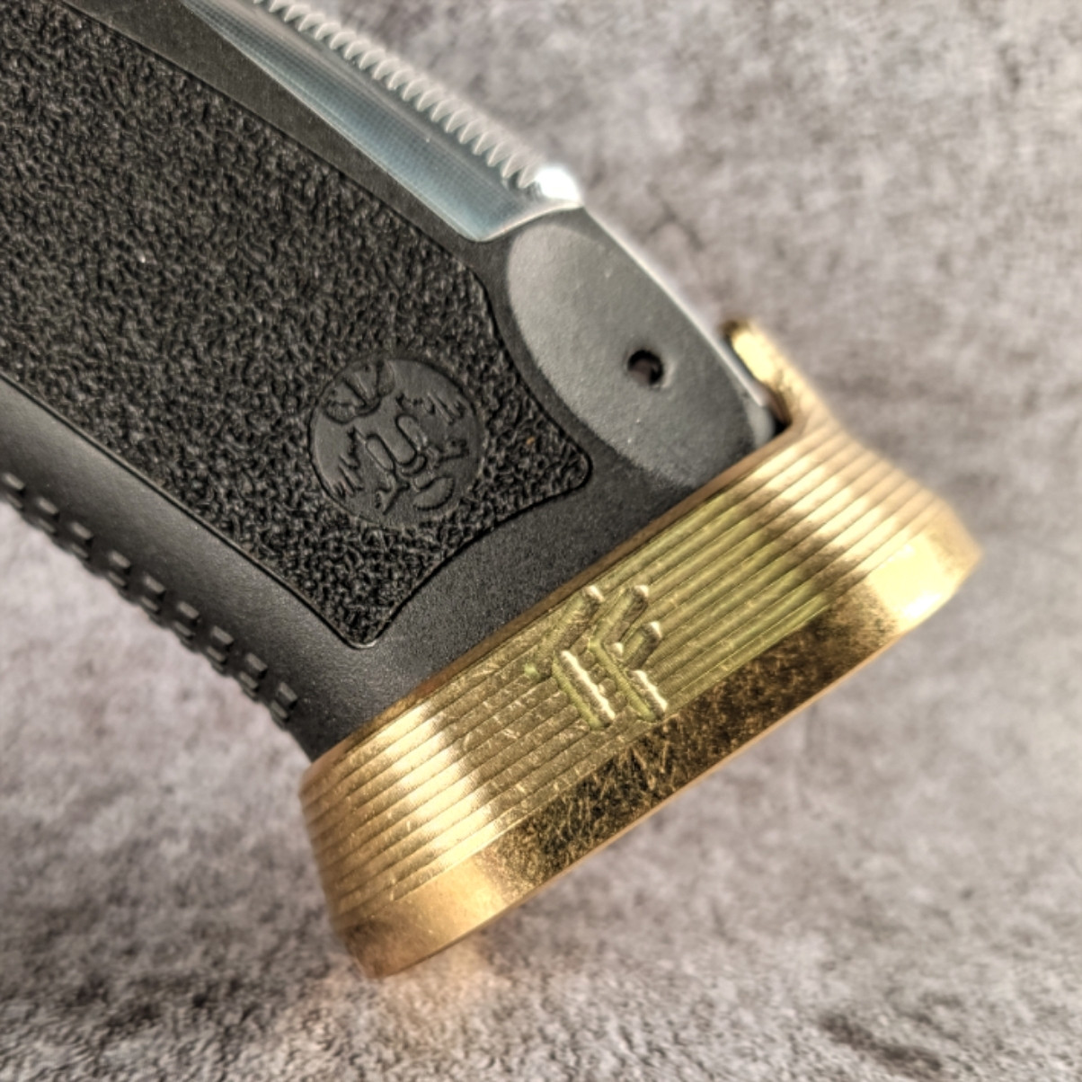 Canik TP9 SF/SFX Magwell - Brass - Shiny - Taylorfreelance