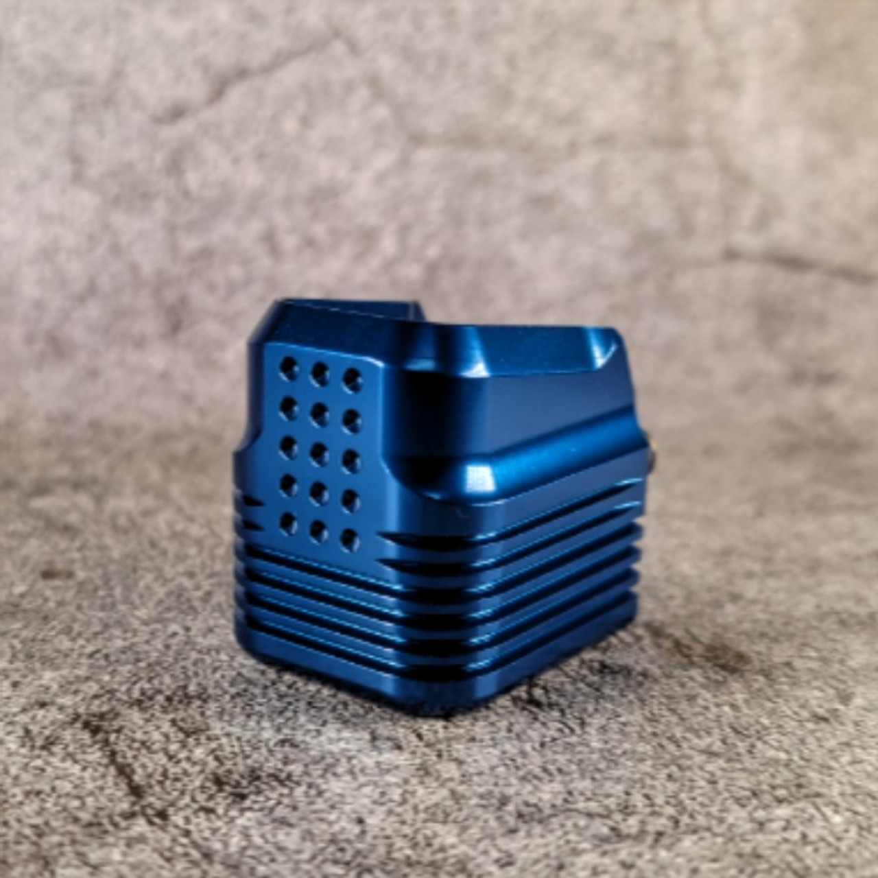 Walther PPQ / PDP Compact +6 Basepad w/spring - Alum - Blue