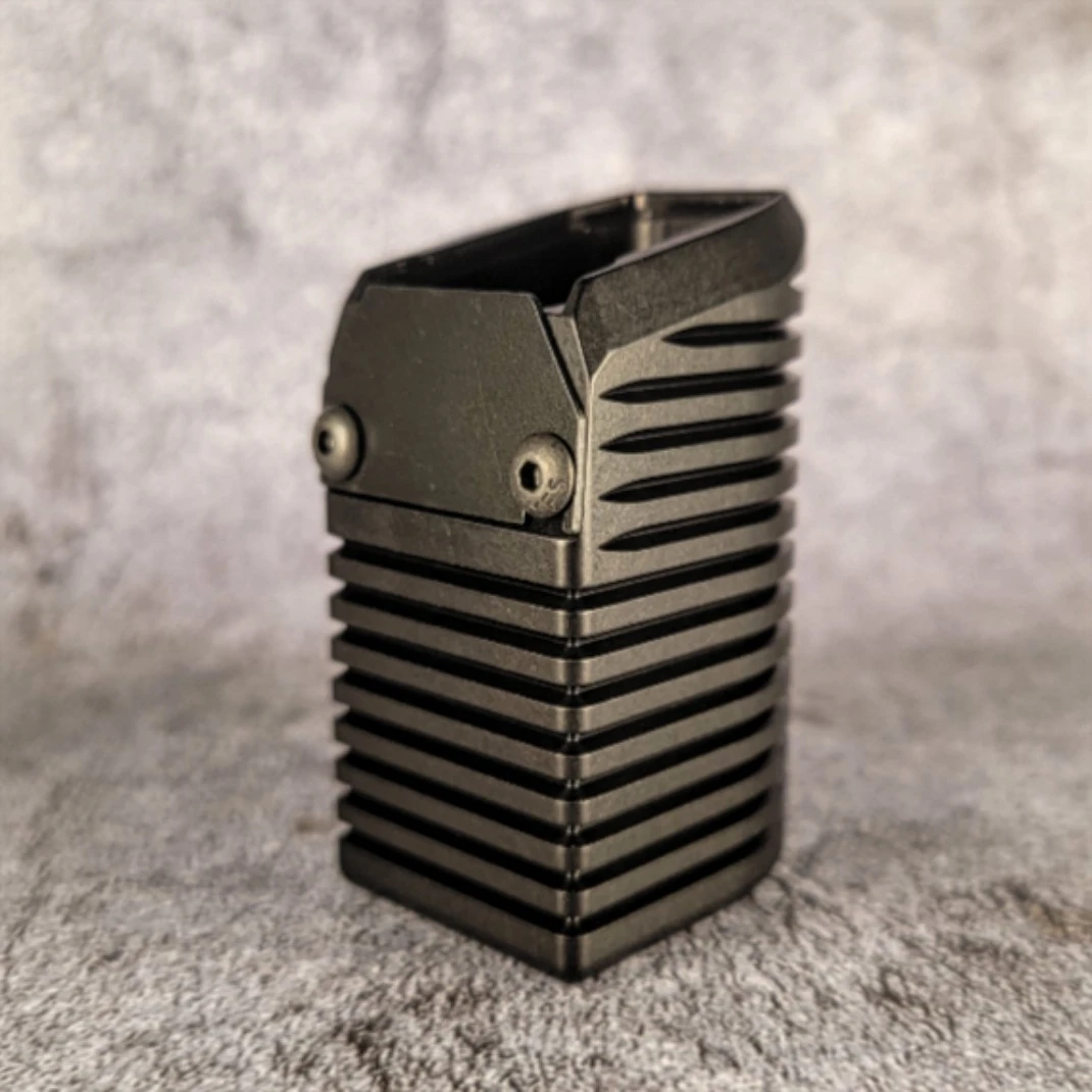 S&W M&P +8 Basepad w/spring - Alum - Black