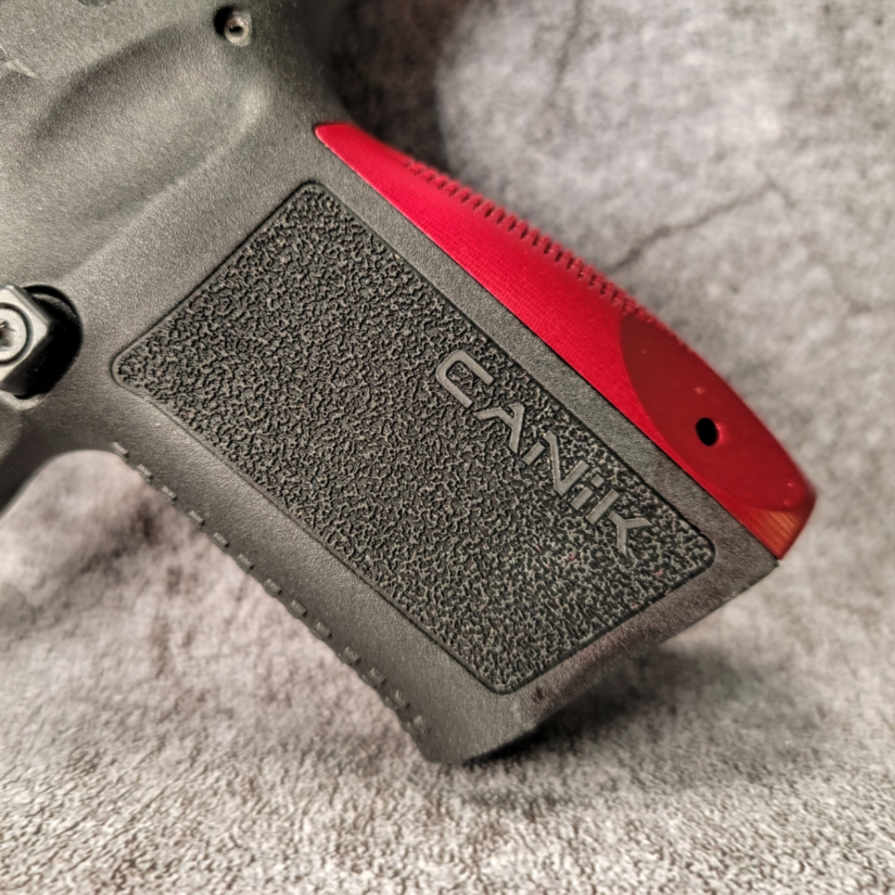 Canik Elite/Mete SF Backstrap Grip panel - Aluminum - Red