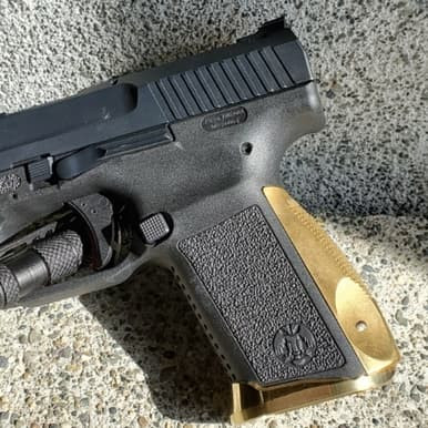 Canik Elite Carry Magwell - Brass - Shiny - Taylorfreelance