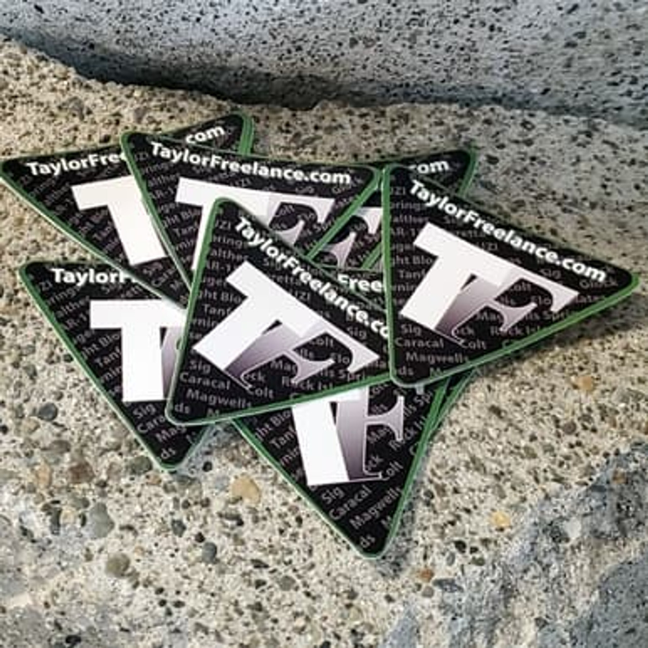 Taylor Freelance Triangle Sticker - 2pack