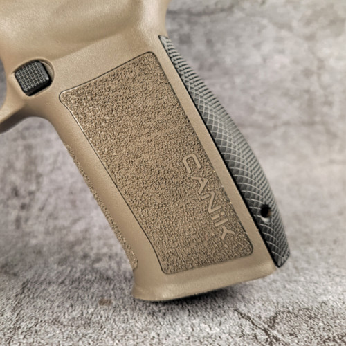 Canik Mete/Rival/TTI Death Grip Backstrap - Brass - Black