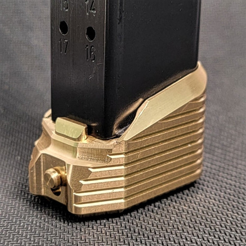 Canik MC9 L, LS, Prime Basepad v2 - Brass - Shiny - Taylorfreelance