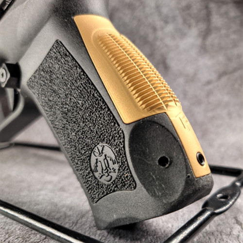 Canik Full Size Backstrap - Alum - Gold - Taylorfreelance