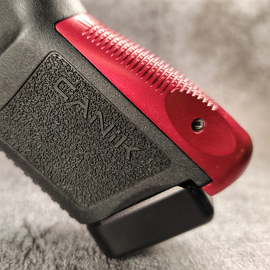 Canik SC (Sub-Compact) Backstrap - Alum - Red - Taylorfreelance