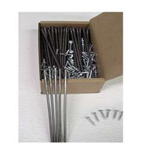 Hardware For Vinyl Skirting Kit with Spikes and Screws Hardware For Vinyl Skirting Kit with Spikes and Screws