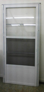 Elixir Storm Door Conventional Style White Size 36"X76" 
