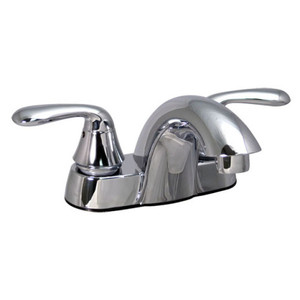 4" Chrome Two Handle Hybrid Bathroom Faucet, Low-Arc Spout Phoenix Brand