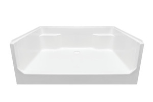 42"X54" Fiberglass Mobile Home Shower Pan White (Replacement for Mobile Home Garden Tub 42"X54") 42"X54" Fiberglass Mobile Home Shower Pan White (Replacement for Mobile Home Garden Tub 42"X54")