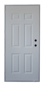 200 Series Cordell Outswing Steel Door Size 32"X76" 6 Panel Style 200 Series Cordell Outswing Steel Door Size 32"X76" 6 Panel Style