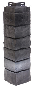 Novik Stone Artisan Cut Corner Carbon Color  Novik Stone Artisan Cut Corner Carbon Color
