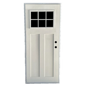 200 Series Cordell Outswing Fiberglass Door Size 34"X76" 2 Panel with 6 Lite Window 200 Series Cordell Outswing Fiberglass Door Size 34"X76" 2 Panel with 6 Lite Window
