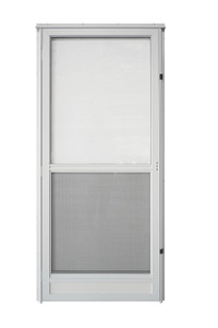 Cordell Storm Door Conventional Style White Size 32"X76" Cordell Storm Door Conventional Style White Size 32"X76"