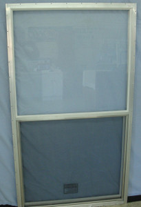 30"x58" Mill Finish Aluminum Vertical Slider Main Window, Exterior Mobile Home Window