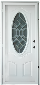 925 Series Cordell Combination Door Heavy Duty Size 34"X76" Decorative 3/4 Oval Glass with All Glass Storm 925 Series Cordell Combination Door Heavy Duty Size 34"X76" Decorative 3/4 Oval Glass with All Glass Storm