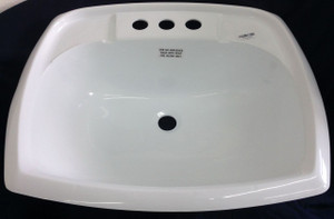 Mobile Home/ RV Lavatory Sink Size 17"X20" Rectangle White  Mobile Home/ RV Lavatory Sink Size 17"X20" Rectangle White