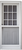 925 Series Cordell Combination Door Heavy Duty Size 34"X80" 9 Lite (Cottage) Window  with Standard Storm  